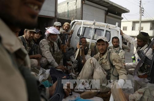 Syrische Regierungstruppen greifen IS weiter an - ảnh 1